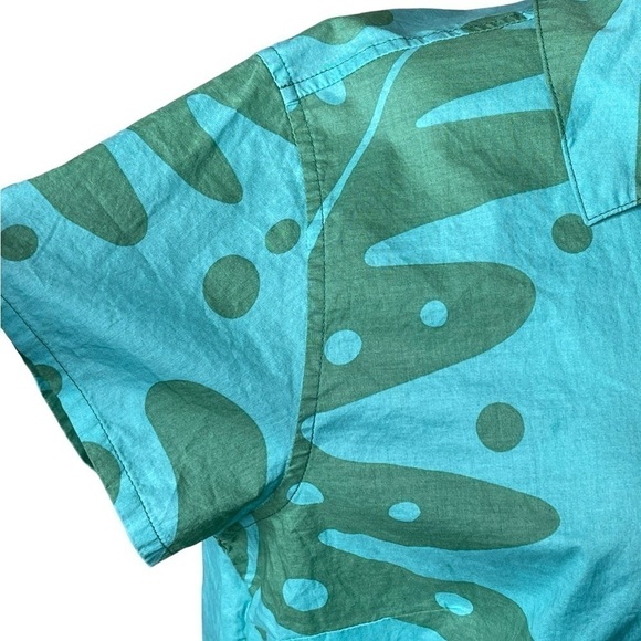 Vintage Patagonia Casual Tropical Button Down Collared Short Sleeve Top 12 Large - Picture 5 of 15